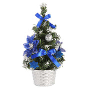 20CM Mini Christmas Tree Festival Decoration Desktop Decoration Small Tree Gifts Festival Party Supplies for Home New Year
