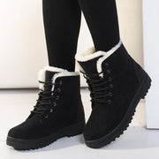 Women Boots Plus Size 44 Snow Boot For Women Winter Shoes Heels Winter Boots Ankle Botas Mujer Warm Plush Insole Shoes Woman