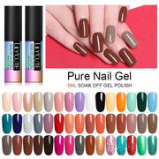 LILYCUTE Nail Art Gel 5ML  Nail Color UV LED Gel Nail Polish Long-lasting Macaron Soak off Varnish Gel varnish Nail Art DIY