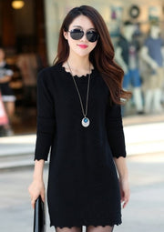 Women Sweaters Pullovers 2020 New Autumn Winter Long Knitted Sweater Knitwear Female Long Sleeve Jumper Bottoming Tops Plus size