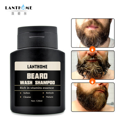 Men's Beard Shampoo Vitamin Essence Deep Cleansing Nourishing Beard Cleanser