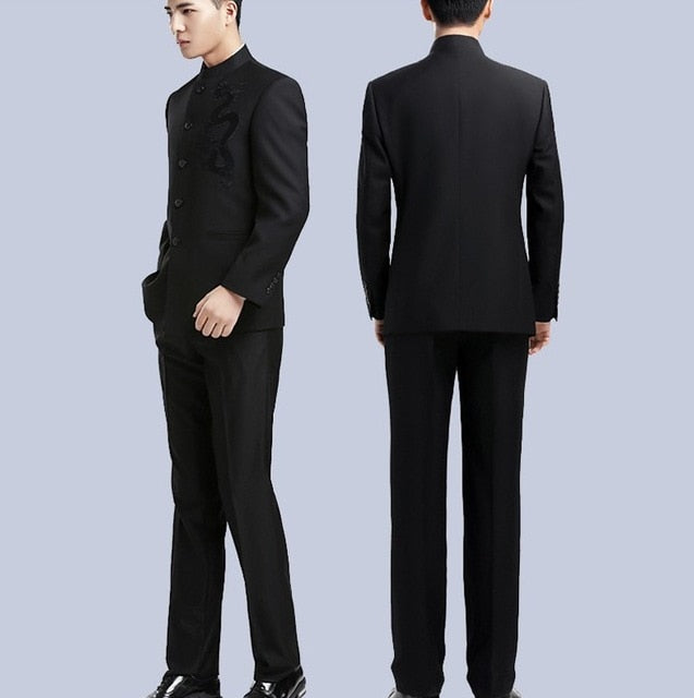 Mandarin Collar Formalwear