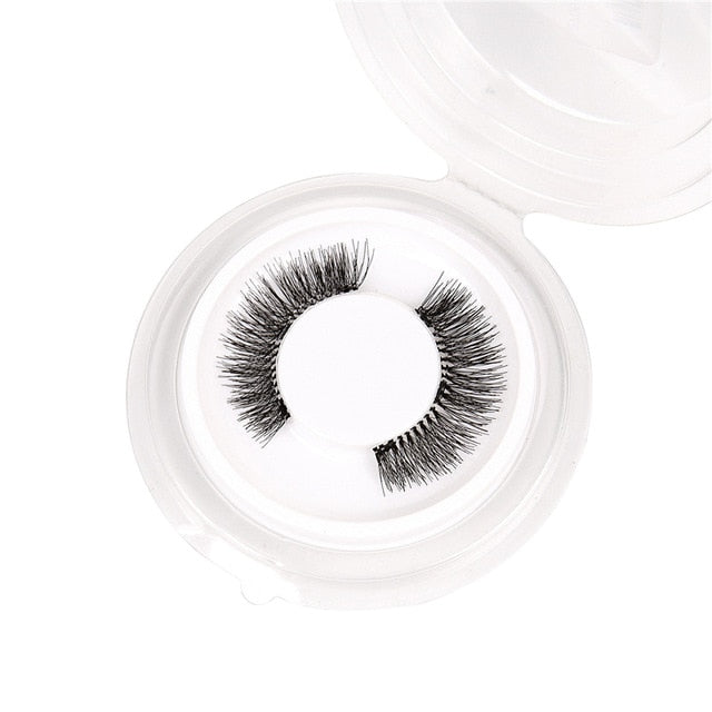 3D Magnetic Eyelashes with 3 Magnets Magnetic Lashes Natural Long False Eyelashes Magnet Eyelash Extension Makeup Tools