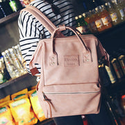 Mummy Diaper Backpacks Fashion Nappy Bag Large Capacity Baby Nursing Handbag High Quality PU Leather Travel Backpack MBG0150