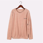 Pajamas Set Homewear Women Pyjama Plus Size Sexy Warm Flannel Pants Winter Sleepwear Femme Plush Clothes