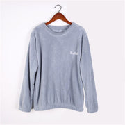 Pajamas Set Homewear Women Pyjama Plus Size Sexy Warm Flannel Pants Winter Sleepwear Femme Plush Clothes