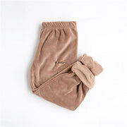 Pajamas Set Homewear Women Pyjama Plus Size Sexy Warm Flannel Pants Winter Sleepwear Femme Plush Clothes