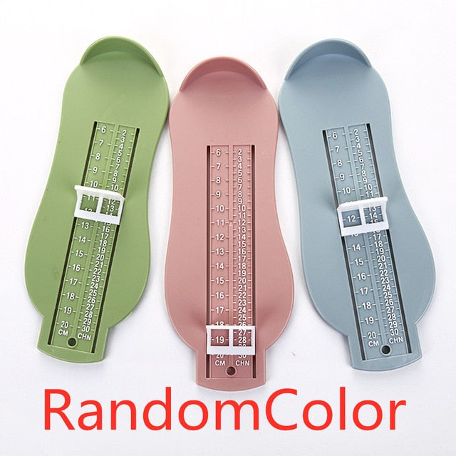 3 Colors Baby Foot Ruler Kids Foot Length Measuring device child shoes calculator for chikdren Infant Shoes Fittings Gauge Tools