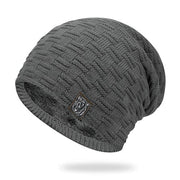 Mens Winter Hat Casual Brand Knitted Ladies Hats Beanies Stocking Hat Plus Velvet Rasta Cap Skull Bonnet Hats For Men