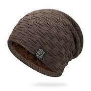 Mens Winter Hat Casual Brand Knitted Ladies Hats Beanies Stocking Hat Plus Velvet Rasta Cap Skull Bonnet Hats For Men