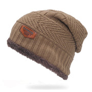Mens Winter Hat Casual Brand Knitted Ladies Hats Beanies Stocking Hat Plus Velvet Rasta Cap Skull Bonnet Hats For Men