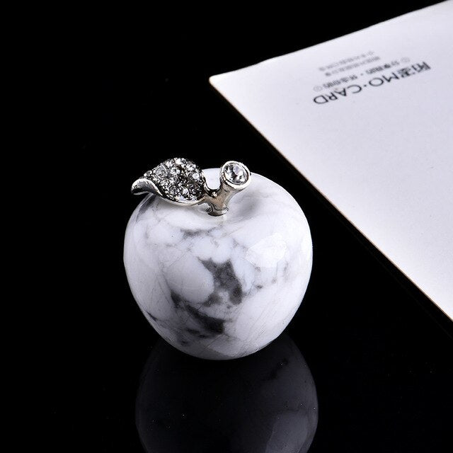 1PC natural stone crystal rose quartz apple decorative crystal quartz natural gem stone modern home decoration Christmas gift