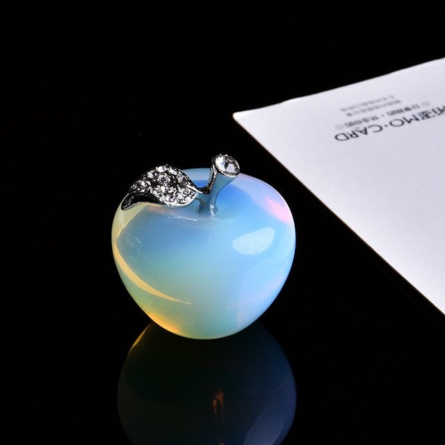 1PC natural stone crystal rose quartz apple decorative crystal quartz natural gem stone modern home decoration Christmas gift