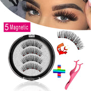 MB Magnetic Eyelashes With 5 Magnets 3D False Lashes Natural For Mink Eyelashes Extension Long Reusable faux cils magnetique 22P