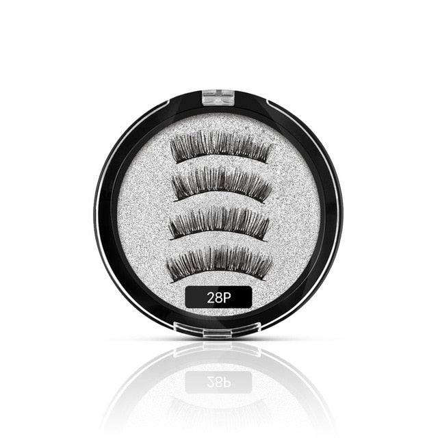 MB Magnetic Eyelashes With 5 Magnets 3D False Lashes Natural For Mink Eyelashes Extension Long Reusable faux cils magnetique 22P