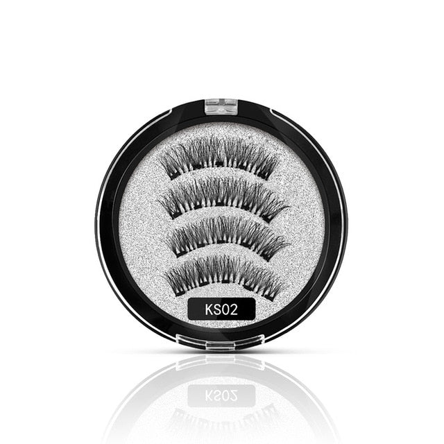 MB Magnetic Eyelashes With 5 Magnets 3D False Lashes Natural For Mink Eyelashes Extension Long Reusable faux cils magnetique 22P