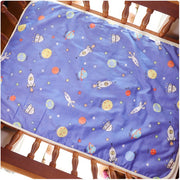 4 Sizes Baby Waterproof Sheet Urine Changing Pads Urine Pad Cartoon Reusable Infant Bedding Nappy Burp Mattress Changing Mat