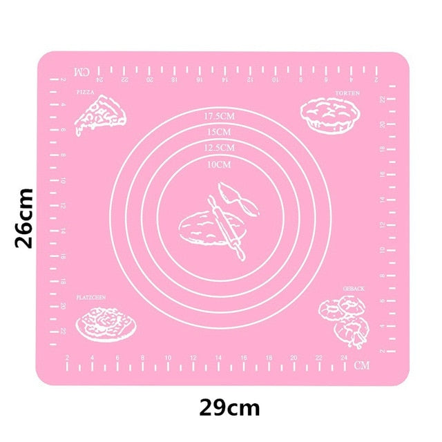Silicone Baking Mats Dough Pastry Non-Stick Maker Holder Kitchen Gadgets Cooking Tools Kitchen Accessories Baking Accessories