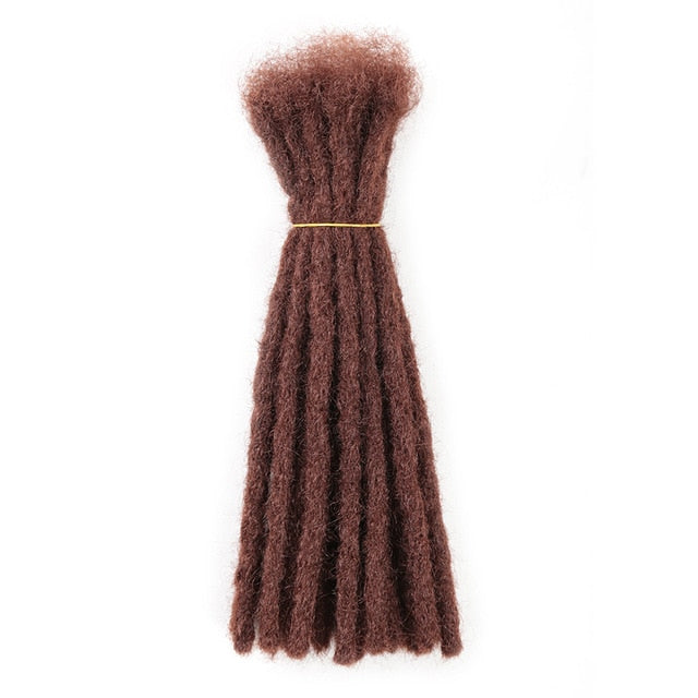 Handmade Dreadlocks Crochet Hair Extensions Crochet Braids Maya Hip-Hop Synthetic Dreads Crochet Braiding Hair Golden Beauty