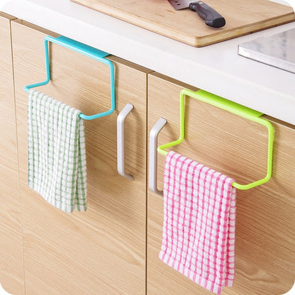 Towel Rack for Bath Kitchen Gadgets Mini Plastic Towel Rack Hanging