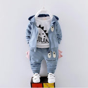 Baby Boys Suits Spring 2020 Autumn Infant Denim Casual Clothing Sets 3pcs Fashion Clothes Sets Newborn baby outfit for boy