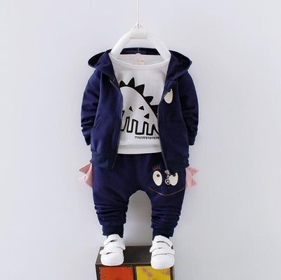 Baby Boys Suits Spring 2020 Autumn Infant Denim Casual Clothing Sets 3pcs Fashion Clothes Sets Newborn baby outfit for boy