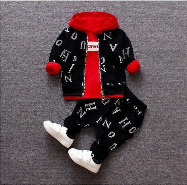 Baby Boys Suits Spring 2020 Autumn Infant Denim Casual Clothing Sets 3pcs Fashion Clothes Sets Newborn baby outfit for boy