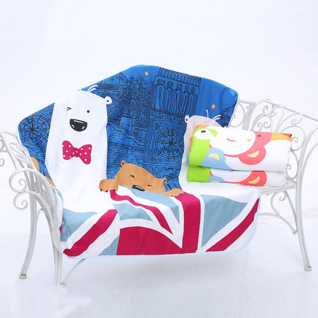 4 Sizes Baby Waterproof Sheet Urine Changing Pads Urine Pad Cartoon Reusable Infant Bedding Nappy Burp Mattress Changing Mat