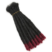Handmade Dreadlocks Crochet Hair Extensions Crochet Braids Maya Hip-Hop Synthetic Dreads Crochet Braiding Hair Golden Beauty