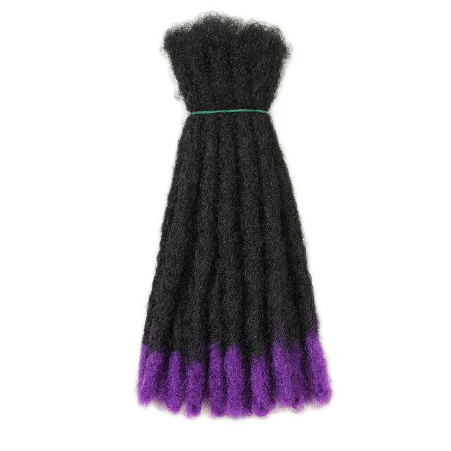 Handmade Dreadlocks Crochet Hair Extensions Crochet Braids Maya Hip-Hop Synthetic Dreads Crochet Braiding Hair Golden Beauty