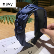 Wide Top Knot Hair Bands For Women Headdress Solid Color Cloth Headband Bezel Girls Hairband Hair Hoop Female Hair Accessories