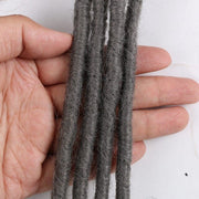 Mtmei Hair Short Dreadlocks Crochet Hair For Hip-hop Black Men Synthetic Reggae Dreadlocks Hair Pure Color 1Strands Per Pack