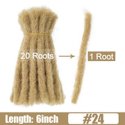 6 10 20 Inch Afro Handmade Dreadlocks Crochet Hair Wholesale Synthetic Ombre Braiding Hair Extensions For Black Women Bulk Hair