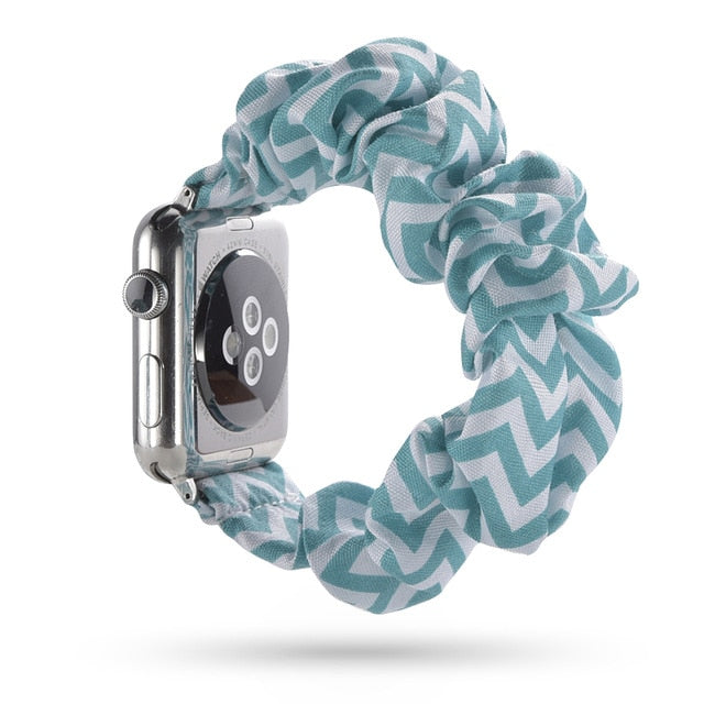 Scrunchie Elastic Watch Straps Watchband for Apple Watch Band Series 5 4 3 2 38mm 40mm 42mm 44mm for iwatch Bracelet 5 4 3 Gift
