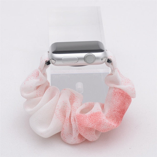 Scrunchie Elastic Watch Straps Watchband for Apple Watch Band Series 5 4 3 2 38mm 40mm 42mm 44mm for iwatch Bracelet 5 4 3 Gift