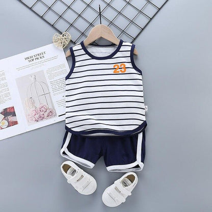 2Pcs/set New Summer Baby Boys Clothes Suit Children Girls Cartoon T Shirt Shorts Toddler Casual Clothing Set Kids Tracksuits