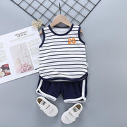 2Pcs/set New Summer Baby Boys Clothes Suit Children Girls Cartoon T Shirt Shorts Toddler Casual Clothing Set Kids Tracksuits