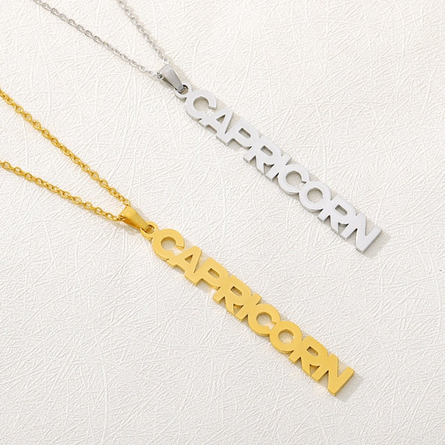 Zodiac Necklace Virgo Gemini Libra Horoscope Necklace Aquarius Sagittarius Necklace Cancer Leo Libra Scorpio Capricorn Necklace