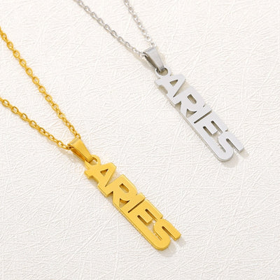 Zodiac Necklace Virgo Gemini Libra Horoscope Necklace Aquarius Sagittarius Necklace Cancer Leo Libra Scorpio Capricorn Necklace