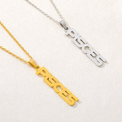 Zodiac Necklace Virgo Gemini Libra Horoscope Necklace Aquarius Sagittarius Necklace Cancer Leo Libra Scorpio Capricorn Necklace