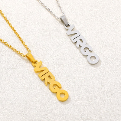 Zodiac Necklace Virgo Gemini Libra Horoscope Necklace Aquarius Sagittarius Necklace Cancer Leo Libra Scorpio Capricorn Necklace