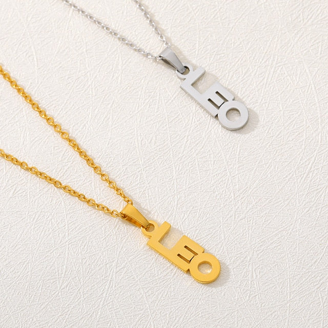 Zodiac Necklace Virgo Gemini Libra Horoscope Necklace Aquarius Sagittarius Necklace Cancer Leo Libra Scorpio Capricorn Necklace