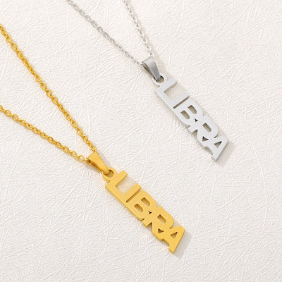 Zodiac Necklace Virgo Gemini Libra Horoscope Necklace Aquarius Sagittarius Necklace Cancer Leo Libra Scorpio Capricorn Necklace