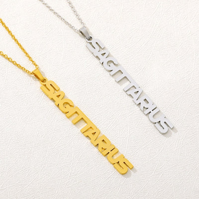 Zodiac Necklace Virgo Gemini Libra Horoscope Necklace Aquarius Sagittarius Necklace Cancer Leo Libra Scorpio Capricorn Necklace