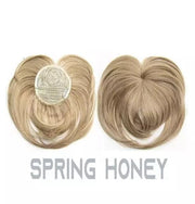 Seamless Synthetic Hair Clip Women Hair Topper Piece Human Hair Topper Wig For Women  Wholesale Quality Wig Accessories