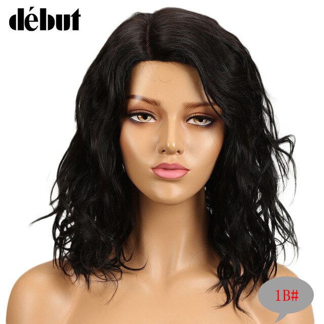 Debut Human Hair Wigs For Black Women Brazilian Curly Human Hair Wigs Wet And Weave Part Lace Ombre Human Hair Wig Free Shipping