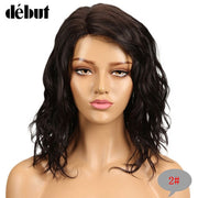 Debut Human Hair Wigs For Black Women Brazilian Curly Human Hair Wigs Wet And Weave Part Lace Ombre Human Hair Wig Free Shipping