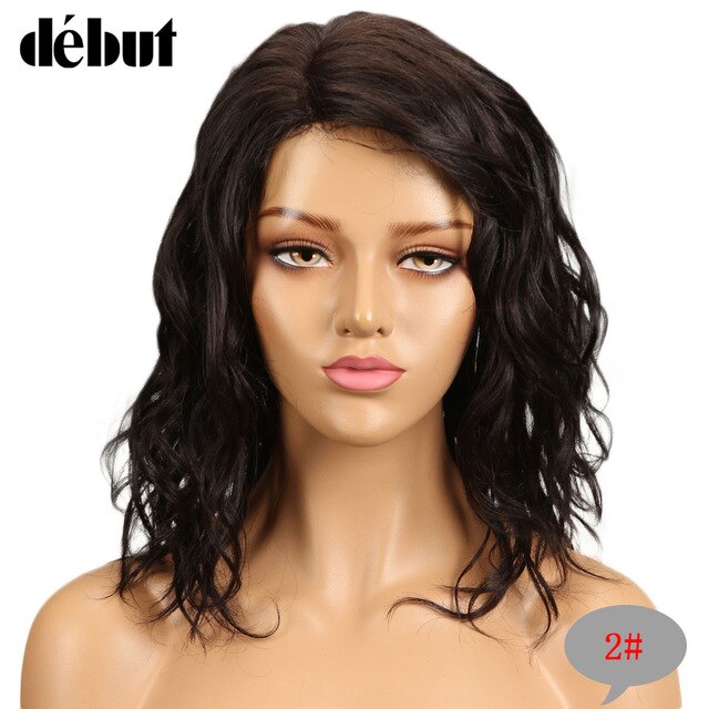Debut Human Hair Wigs For Black Women Brazilian Curly Human Hair Wigs Wet And Weave Part Lace Ombre Human Hair Wig Free Shipping
