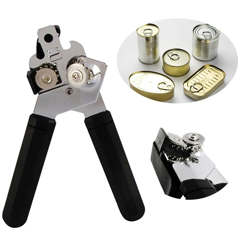 Multifunctional Stainless Steel Professional Tin Manual Can Opener Craft beer Grip Opener