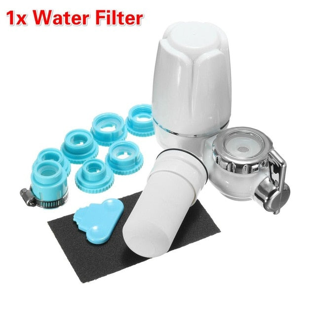 Tap Water Purifier Kitchen Faucet Washable Ceramic Percolator Mini Water Filter Filtro Rust Bacteria Removal Replacement Filter